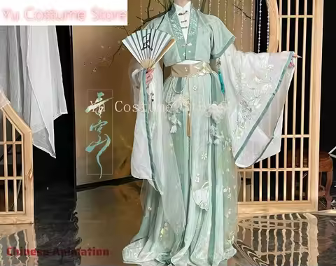 Chinese TV Tian Guan Ci Fu Shi Qingxuan Cosplay Women Villain Self-rescue System Shen Qingqiu Costum