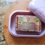 Safa’ Organix African Black Soap Authentic from Ghana ( FREE SOAP CONTAINER )