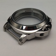44mm Stainless Steel Polished Watch Case for ETA 6497/6498 Seagull ST36 Movement