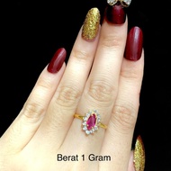 Cincin Permata Emas Muda 1Gram 