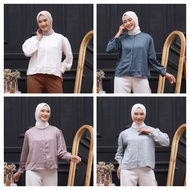 Blus Primavera Airflow / Kemeja Crinkle