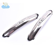 [LI] Retro Bike Front Rear Fenders 700c 27'' Stainless Steel Road Bike Mudguards 【IE】
