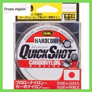DUEL HARDCORE Carbo Nylon Line 4Lbs. HARDCORE QUICK SHOT CN 150m 4LbS. Titanium Gold Bass H3463