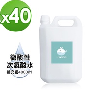 【i3KOOS】 次氯酸水微酸性-超值補充瓶40瓶(4000ml/瓶)