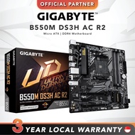 [FAST SHIP] GIGABYTE B550M DS3H AC R2 | Micro ATX | DDR4 Motherboard