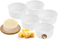 5 Pcs Soft Cheese Mold for Making 0.8QT - Small Molds, Homemade Supplies - Cream Form Mold - Moldes 