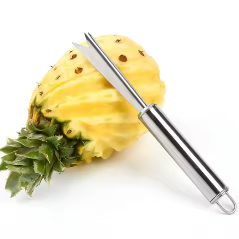 1Pcs Stainless Steel Pineapple Peeler Tools Non-slip Pineapple Eye Peeler Remover Easy Cleaning Pine