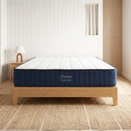 LOFT Living  BORA Solid Ash Wood Platform Bed-Natural