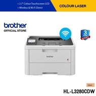 Brother HL-L3280CDW Colour Laser Printer เครื่องพิมพ์สีเทคโนโลยีแบบ LED พิมพ์ขาว-ดำ/สี 26 แผ่นต่อนาที , พิมพ์เอกสาร 2 หน้าอัตโนมัติ