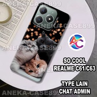 HP AC56/Case Realme C61hp - Realme C63 Latest 2024 Cute Motif Quality Case - OPPO - Silicone Casing