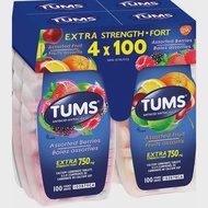 Kẹo ngậm hỗ trợ tiêu hóa Tums Antacid Assorted 100 viên