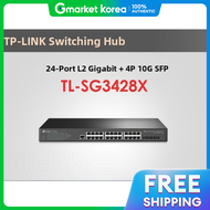 TP-Link | Sandol Tl-Sg3428X Gigabit 24-Port 10g 4Sfp Switching Hub Tl-Sg3428X