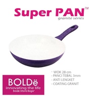 UNGU BOLDE SUPER PAN WOK/ WOK 28Cm Purple