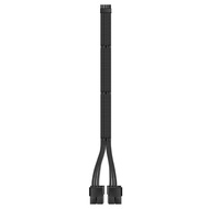 EZDIY-FAB RTX 3000 Series 12 Pin to Dual 8 Pin PCIe Sleeved Extension Cable 300 MM- Connector for NV