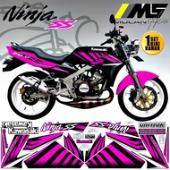 Decal Sticker Striping Variasi Motif Ori Ninja SS 150 2013 Hijau - Ninja Ss 150 2014 2015 - Ninja Ss