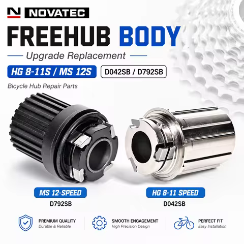 Novatec D042SB D792SB D412SB Freehub Body HG 8-11S MS 12S Micro Spline Bicycle Hub Cassette Repair U