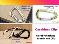 FISHING CARABINER CLIP - POWER CLIP FOR HEAVY DUTY - TYPE-S CLIP