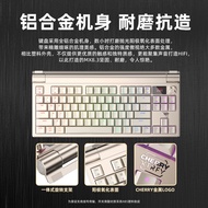 CHERRY Cherry MX8.3Customized Metal Aluminum Alloy8K Wireless Three-Mode Mechanical Keyboard Red Axi