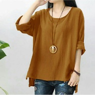 Iren Waffle Blouse Top Irene/