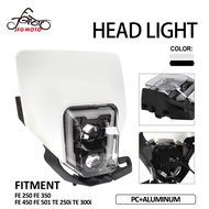 JFG MOTO Motorcycle Headlight For FE250 FE350 FE450 FE501 TE250i TE300i Accessories Parts