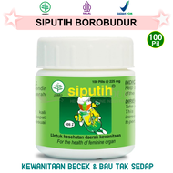 BOROBUDUR SIPUTIH 100 PIL JAMU OBAT HERBAL KEPUTIHAN BECEK GATAL BAU LENDIR GATEL JAMUR KULIT PADA W