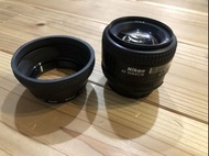 Nikon af nikkor 50mm f1.4 D 單焦點標準鏡頭 F 卡口帶鏡頭濾鏡