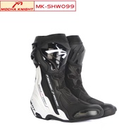 racing shoes Pengcheng Mocha Knight MK-099 แทร็กมอเตอร์ไซค์ทั้งในและนอกรองเท้าบูทรองเท้าบูทนักเล่นมอ