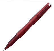 Sailor TUZU Gel Ink Ballpoint Pen, 0.5mm Fine Point (Black), Natural Fit Grip, Limited Edition Red, 