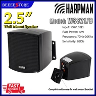 1PCS HARPMAN WS321/B 2.5'' BOX BASS WALL SPEAKER With WALL MOUNT BRACKET