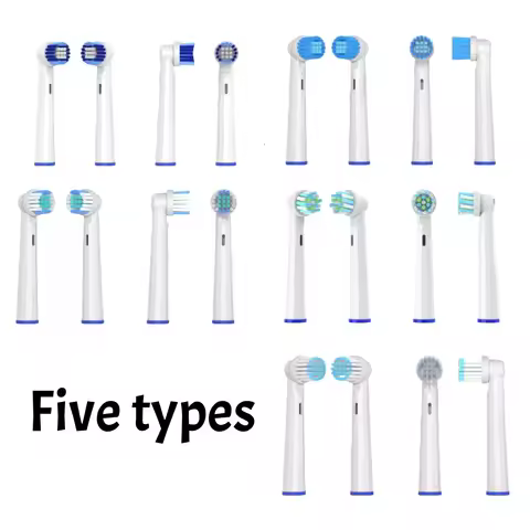4/16pcs Set Electric Toothbrush Head For Oral B Sensitive Replacement Brush Heads D25 D30 D32 D18 YM