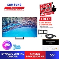 [Kapal percuma + 2 hadiah] Samsung 55 "UA55BU8500KXXM BU8500 Crystal UHD 4K Smart TV
