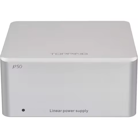 Topping P50 Linear Power Supply for Topping D50/D50s/DX3 Pro/A50 110V-240V (Silver)