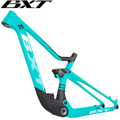 BXT NEW Carbon Suspension MTB Bike Frame 29inch BSA Carbon Fiber Frame XC MTB Frame Travel 100mm Enh