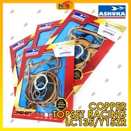 Ashuka Topset Copper/RCM LC135/Y15ZR/FZ150i 54mm/57mm/60mm/62mm/63mm/65mm/68mm/70mm/72mm Gasket Head