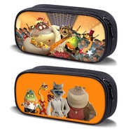 The Bad Guys 2 Custom Pencil Case Large Capacity Elementary School Student Pencil Box Cartoon Childr