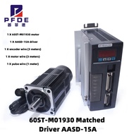 220V 600W 3000RPM 60ST-M01930  AC Servo motor 1.91N.M. Single-Phase ac servomotor drive permanent ma