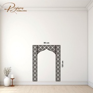Renjana Mihrab Mushola Rumah Walpaper Dinding Mushola Berbahan PVC