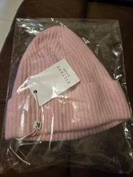 全新 KILTANE Cashmere Ribbed Beanie Hat - Baby Pink