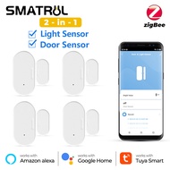 SMATRUL Tuya zigbee Smart Door Sensor MINI Window Sensor Door and Windows Sensor Open/Closed Detectors Smart home For Alexa Google Home