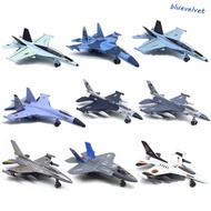 BLUEVELVET Aviao Plane Model, with Light Sound Diecast Fighter Aircraft Toy, Cake Topper Collection 