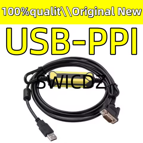 100% new original USB-PPI PLC adaptador USB para RS485 S7-200 PLC