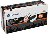 HALYARD BLACK-FIRE* Nitrile Exam Gloves, Powder-Free, 5.5 mil, X-Large, 44759 (Box of 140)