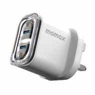 MOMAX - 35W 雙USB-C端口 GaN 雙輸出充電器 1-Charge Flow