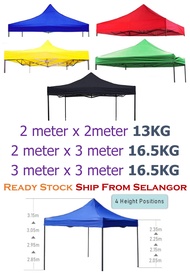 6.6'X6.6' / 6.6X10'  /10'X10'  Night Market Canopy Camping Tent Frame Kanopi Penuh Khemah Rangka Besi Pasar Malam Niaga