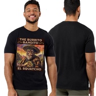 Outdoor Adventures Men's The Burrito Bandito Sasquatch Graphic T-Shirt - 100% Cotton, Casual Relaxed