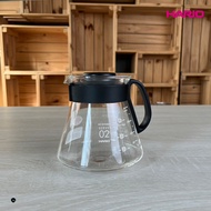 [HARIO V60 Classic Series] 02 Black 60 Coffee Sharing Pot 600ml [XVD-60B-EX]