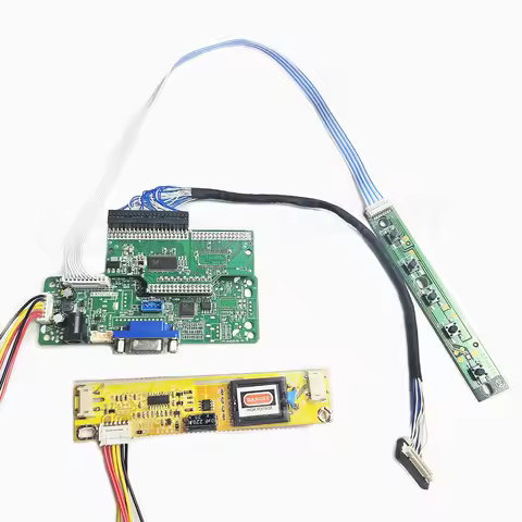 For LQ104S1DG21 LQ121S1DG61 LQ104V1DG52 NL6448BC20-18D 800*600 31P 41P TTL adapter LCD Driver Board 