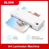 Sl266 Desktop Laminator Machine Set A4 Size Hot And Cold Lamination 2 Roller System For A4/a5/a6 Lam