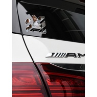 Film F1Racing Fury APXGP Racing Team Car Suit Reflective Electric Car Sticker Car Body Rear Glass St