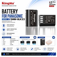 KingMa DMW-BLK22 2000mAh Battery For Panasonic S5 GH6 GH5 G9 DC-S5 Lumix